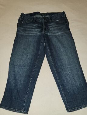 Eddie Bauer Women's Jean Shorts in Dark Blue Wash